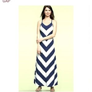 GAP Chevron Stripe Maxi Dress